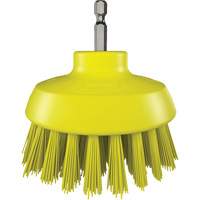 HyDrive Round Drill Brush, Extra Stiff Bristles, 3-1/10" Long, Yellow Nuna Depot Inc.