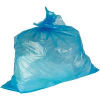 Industrial Garbage Bags, Strong, 26" W x 36" L, 0.9 mils, Blue, 45 L (12 Gal.) Capacity Nuna Depot Inc.