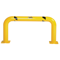 Garde-corps &agrave; profil &eacute;lev&eacute; pour machines, 4' la x 2' h, Jaune Nuna Depot Inc.