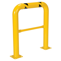Garde-corps &agrave; profil &eacute;lev&eacute; pour machines, 3' la x 3,5' h, Jaune Nuna Depot Inc.