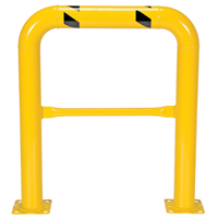 Garde-corps &agrave; profil &eacute;lev&eacute; pour machines, 3' la x 3,5' h, Jaune Nuna Depot Inc.