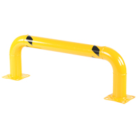 Garde-corps &agrave; profil bas pour rayonnages, 4' la x 1,4' h, Jaune Nuna Depot Inc.