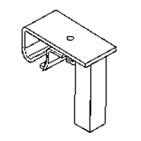 Support de rail &agrave; roulement pour quincaillerie de support au plancher Nuna Depot Inc.