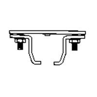 &eacute;clisse pour rail de roulement de mur-rideau mont&eacute; au plafond Nuna Depot Inc.