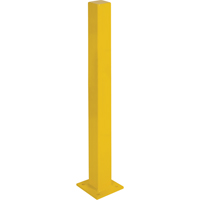 Butoirs robustes, Acier, 48" h x 4" la, Jaune Nuna Depot Inc.
