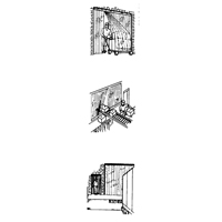Strip Curtain Doors, 4' x 7' Door Opening, 8" Strip Width, 0.080" Strip Thickness Nuna Depot Inc.