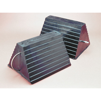 Wheel Chock, 9" x 8" x 6", Black Nuna Depot Inc.
