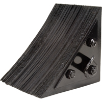 Wheel Chock, 8" x 8" x 8", Black Nuna Depot Inc.