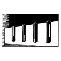Extruded Rubber Dock Fenders, Rubber, 4-1/2" W x 12" L x 3-3/4" D Nuna Depot Inc.