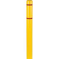 Polyethylene Bollard Covers, 4-1/2" Dia. x 52" L, Yellow Nuna Depot Inc.