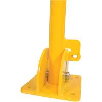Fold-Down Bollards, Steel, 42" H x 1-3/4" W, Yellow Nuna Depot Inc.