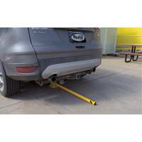 Fold-Down Bollards, Steel, 42" H x 1-3/4" W, Yellow Nuna Depot Inc.