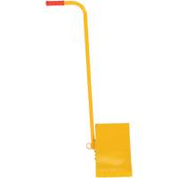 Cale de roue avec poign&eacute;e ergonomique, Acier, Jaune, 8" la x 10-3/4" p x 9-1/8" h Nuna Depot Inc.