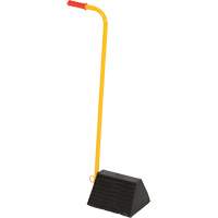 Cale de roue avec poign&eacute;e ergonomique, 9-1/4" x 8" x 6", Noir Nuna Depot Inc.