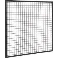Wire Mesh Partition Panel, 4' H x 4' W Nuna Depot Inc.