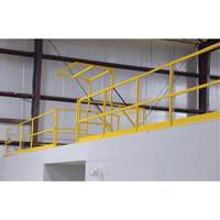 Barri&egrave;re de s&eacute;curit&eacute; pour mezzanine, 68-1/2" lo x 42" ha, 80-1/16" &eacute;lev&eacute;e, Jaune Nuna Depot Inc.