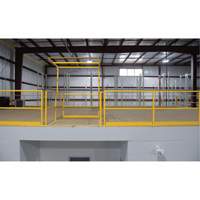 Barri&egrave;re de s&eacute;curit&eacute; pour mezzanine, 68-1/2" lo x 42" ha, 80-1/16" &eacute;lev&eacute;e, Jaune Nuna Depot Inc.