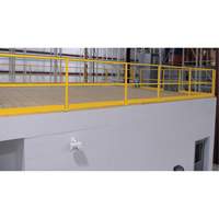 Barri&egrave;re de s&eacute;curit&eacute; pour mezzanine, 68-1/2" lo x 42" ha, 80-1/16" &eacute;lev&eacute;e, Jaune Nuna Depot Inc.