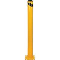 Bollard, Steel, 48" H x 4-1/2" W, Yellow Nuna Depot Inc.