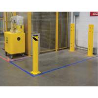 Safety Bollard, Steel, 36" H x 5-1/2" W, Yellow Nuna Depot Inc.