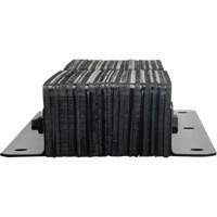 Laminated Dock Bumpers, Vertical, Rubber, 11" W x 4" D x 24" H Nuna Depot Inc.