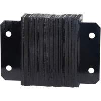 Laminated Dock Bumpers, Horizontal, Rubber, 12" W x 4" D x 10" H Nuna Depot Inc.