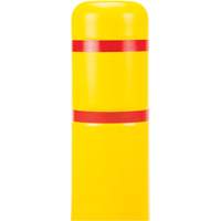 Capuchon en poly&eacute;thyl&egrave;ne pour borne de protection, 4-1/2" dia. x 52" l, Rouge/Jaune Nuna Depot Inc.