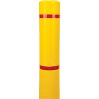 Capuchon en poly&eacute;thyl&egrave;ne pour borne de protection, 4-1/2" dia. x 64" l, Rouge/Jaune Nuna Depot Inc.