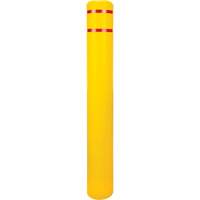 Capuchon en poly&eacute;thyl&egrave;ne pour borne de protection, 6-5/8" dia. x 52" l, Rouge/Jaune Nuna Depot Inc.