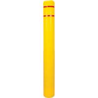 Polyethylene Bollard Cover, 6-5/8" Dia. x 60" L, Red/Yellow Nuna Depot Inc.