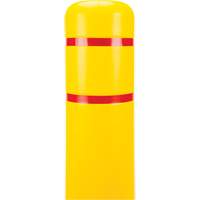 Polyethylene Bollard Cover, 6-5/8" Dia. x 60" L, Red/Yellow Nuna Depot Inc.