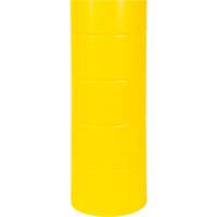 Polyethylene Bollard Cover, 6-5/8" Dia. x 60" L, Red/Yellow Nuna Depot Inc.
