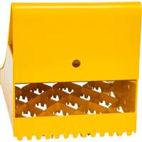 Ice Chocks, Steel, Yellow, 8-1/16" W x 10-5/8" D x 8-13/16" H Nuna Depot Inc.