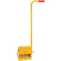 Ice Chock with Ergonomic Handle, Steel, Yellow, 8-1/16" W x 10-5/8" D x 8-13/16" H Nuna Depot Inc.