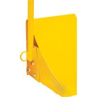 Ice Chock with Ergonomic Handle, Steel, Yellow, 8-1/16" W x 10-5/8" D x 8-13/16" H Nuna Depot Inc.