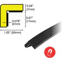 Magnetic E Profile Magnetic 1M Corner Protection Bumper Guard Nuna Depot Inc.