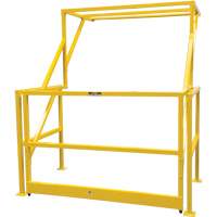Barri&egrave;re de s&eacute;curit&eacute; pour mezzanine, 70" lo x 77" ha, 78" &eacute;lev&eacute;e, Jaune Nuna Depot Inc.