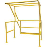 Barri&egrave;re de s&eacute;curit&eacute; pour mezzanine, 70" lo x 77" ha, 78" &eacute;lev&eacute;e, Jaune Nuna Depot Inc.