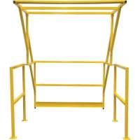Barri&egrave;re de s&eacute;curit&eacute; pour mezzanine, 70" lo x 77" ha, 78" &eacute;lev&eacute;e, Jaune Nuna Depot Inc.