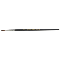 Pinceau pointu &agrave; soies noires pour artiste, Largeur de la brosse de 2,1 mm, Soie de chameau, Manche &agrave; Bois Nuna Depot Inc.