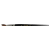 Pinceau pointu &agrave; soies noires pour artiste, Largeur de la brosse de 4 mm, Soie de chameau, Manche &agrave; Bois Nuna Depot Inc.