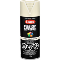 Fusion All-In-One Spray Paint, Dover White, Gloss, 12 oz., Aerosol Can Nuna Depot Inc.