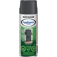 Rev&ecirc;tement &eacute;poxyde sp&eacute;cialis&eacute; pour &eacute;lectrom&eacute;nagers, Canette a&eacute;rosol, Acier inoxydable noir Nuna Depot Inc.
