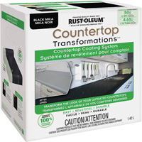 Syst&egrave;me de rev&ecirc;tement au mica pour comptoir Countertop Transformations, 1,42 L, Trousse, Mica noir Nuna Depot Inc.