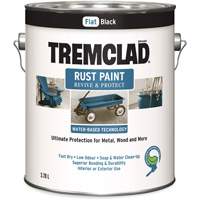 Tremclad&reg; Water-Based Rust Paint, 3.78 L, Gallon, Black Nuna Depot Inc.
