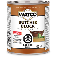 Watco&reg; Butcher Block Oil & Finish, 473 ml, Clear, Transparent Nuna Depot Inc.