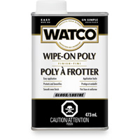 Watco&reg; Wipe-on Poly Stain, 473 ml, Clear, Gloss Nuna Depot Inc.