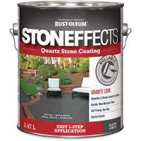 Stoneffects Quartz Stone Coating, 3.78 L, Water-Based, Textured, Grey Nuna Depot Inc.