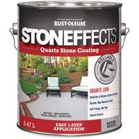 Stoneffects Quartz Stone Coating, 3.78 L, Water-Based, Textured, Grey Nuna Depot Inc.