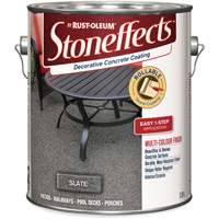 Stoneffects Decorative Concrete Coating, 3.4 L, Solvent-Based, Textured, Grey Nuna Depot Inc.